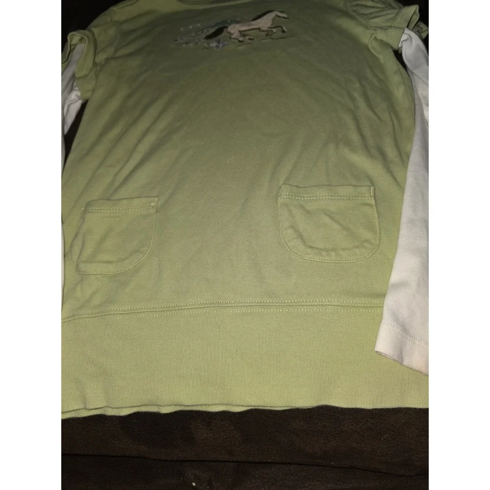Gymboree cowgirls at heart horse top size 8 long sleeve